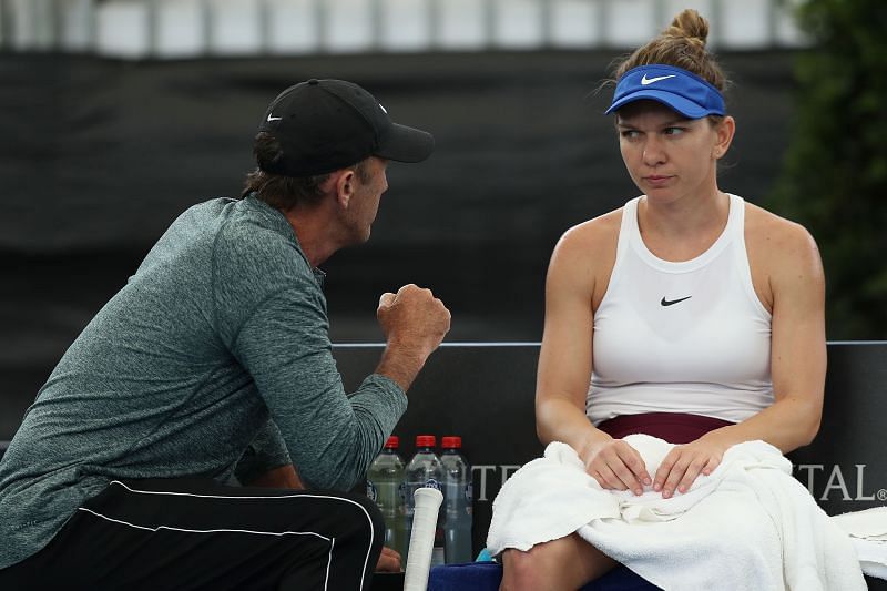 Halep recently split from long-time coach Darren Cahill
