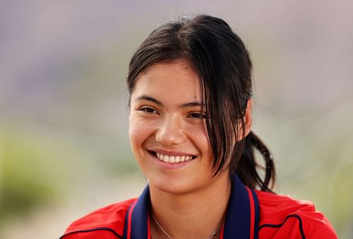 Emma Raducanu at the BNP Paribas Open.