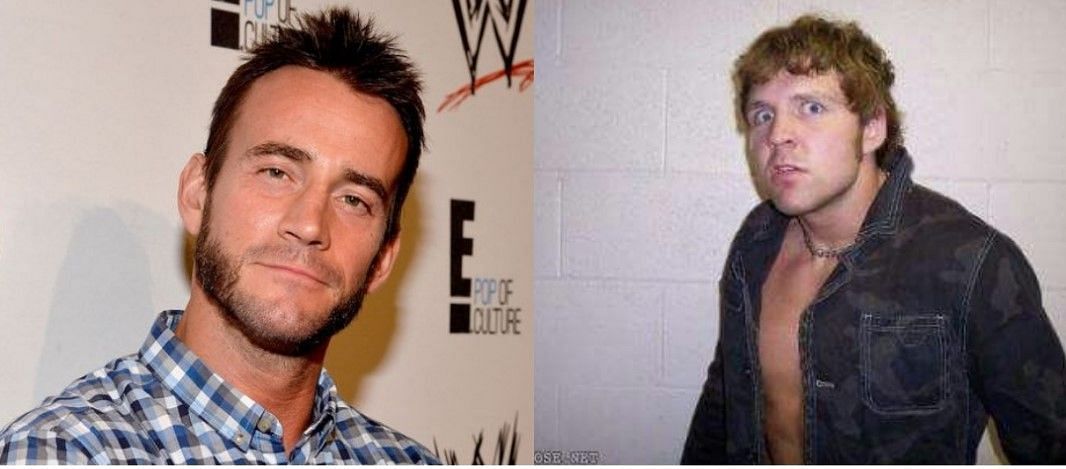 CM Punk (left) and Jon Moxley (right)