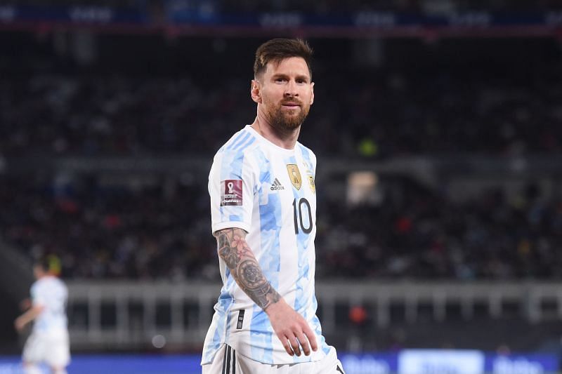 PSG and Argentina forward Lionel Messi. (Photo by Marcelo Endelli/Getty Images)