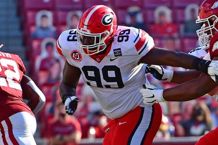 Georgia defensive tackle Jordan Davis