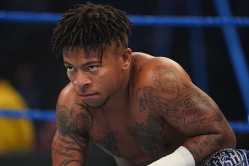 AEW star Lio Rush waiting for his opponent