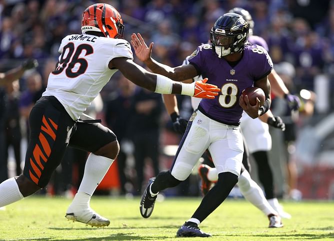 Watch: Lamar Jackson connects with Hollywood Brown for sensational TD against Bengals