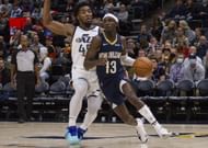 New Orleans Pelicans v Utah Jazz - Mitchell defends Lewis Jr.