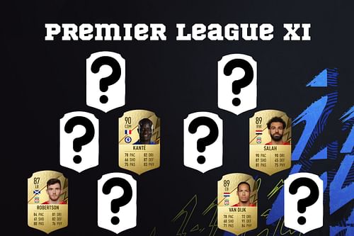 Who do you think is a part of Premier League's best XI in FIFA 22 (Image via Sportskeeda)