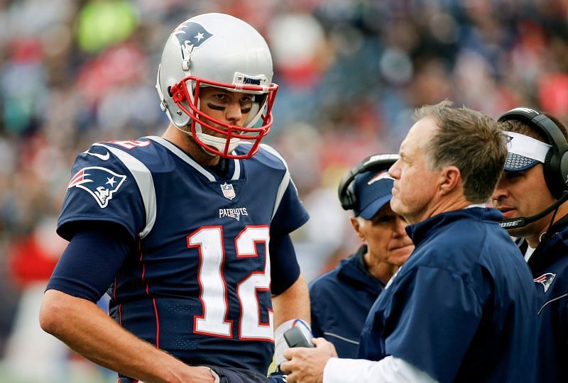 Tom Brady and Bill Belichick during their time together in New England