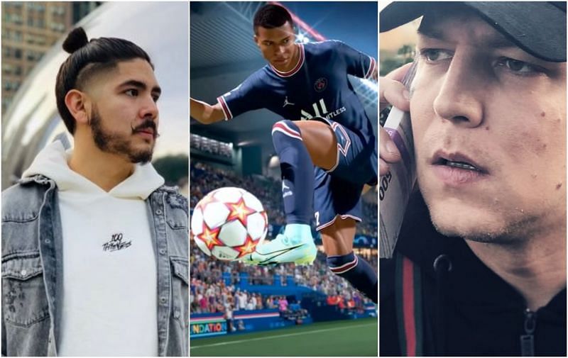 Castro and Eris are the two highest earners among FIFA 22 streamers on Twitch. (Images via twitter/EA Sports)