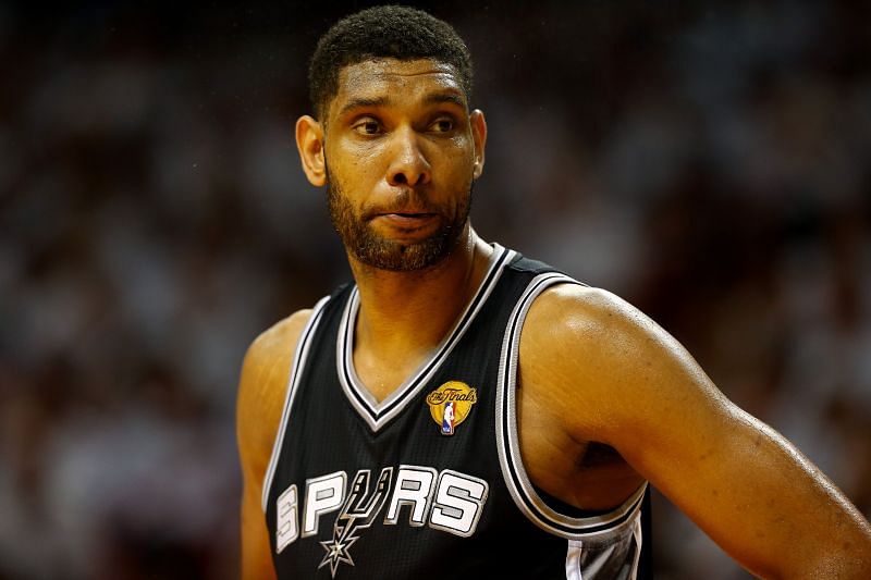 Tim Duncan during the 2014 NBA Finals.