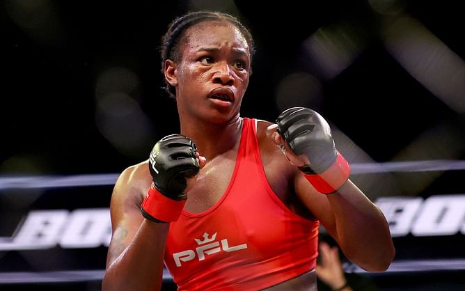 "She's starting to blast double people all day long" - Mike Winkeljohn on the evolution of Claressa Shields' MMA game