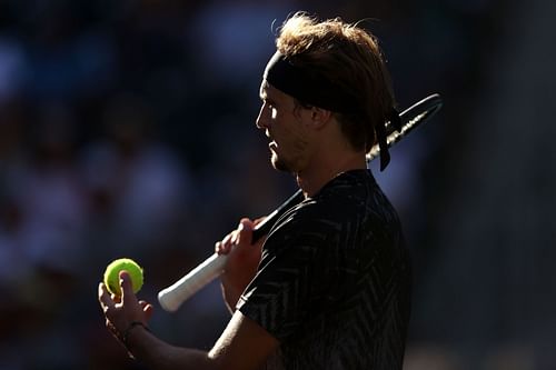 Alexander Zverev at the BNP Paribas Open