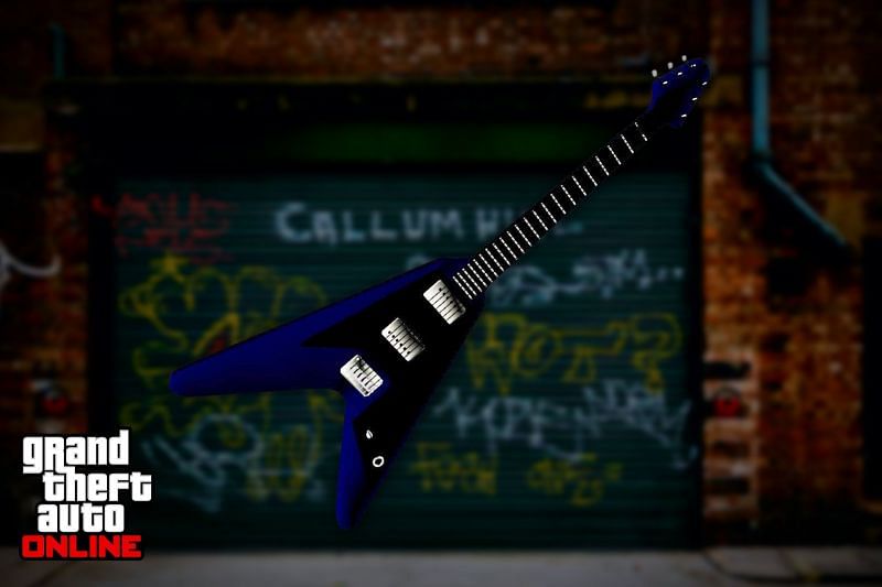 Electric guitar with some dangerous edges (Image via Sportskeeda)
