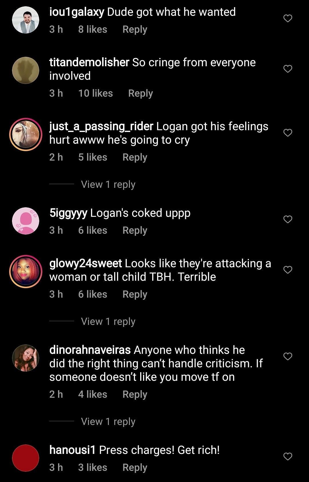 Internet reacts to Logan Paul attacking stranger 2/3 (Image via defnoodles/ Instagram)