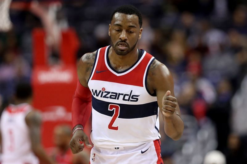 John Wall in action during an NBA game.