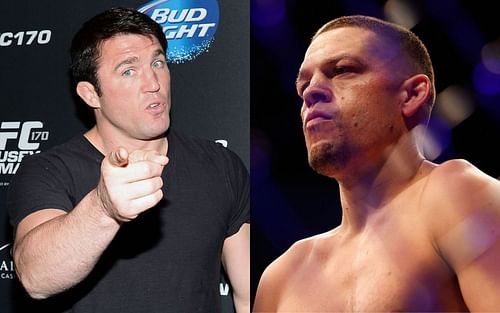 Chael Sonnen (left) and Nate Diaz (right)