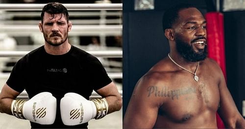 Michael Bisping (left) and Jon Jones (right) [Image Credit: @mikebisping & @jonnybones via Instagram]