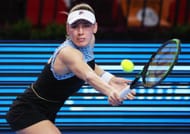 Ekaterina Alexandrova in action at the VTB Kremlin Cup