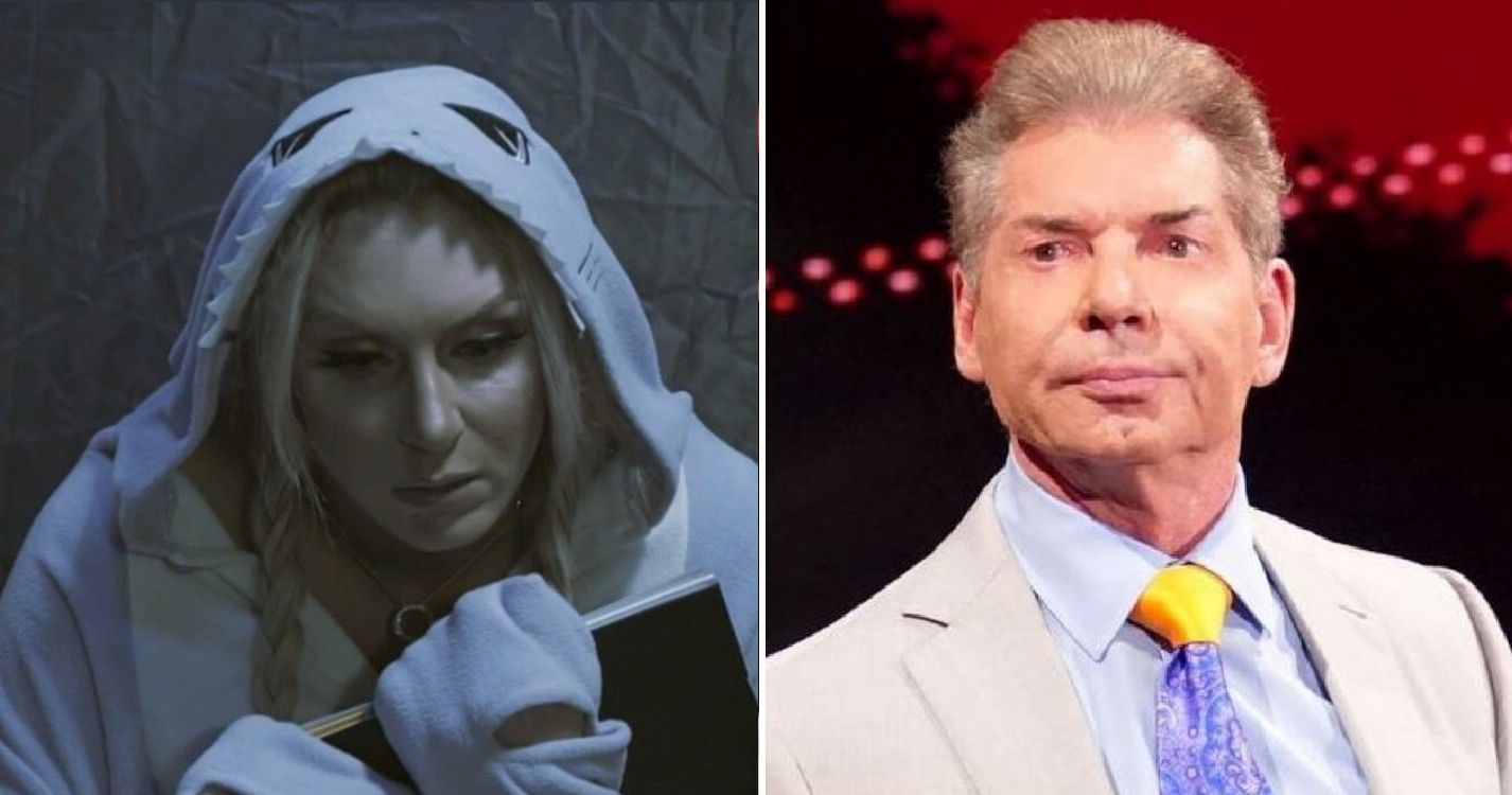 Charlotte Flair and WWE Chairman Vince McMahon