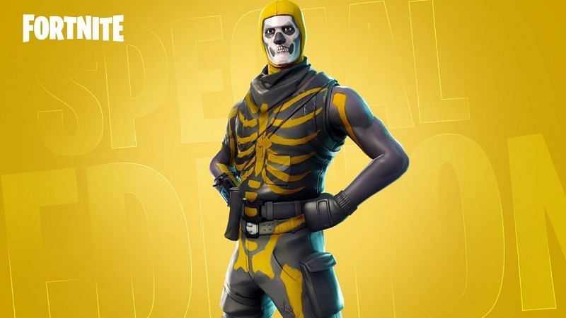 The Golden Skull Trooper Skin has been teased to arrive in Fortnitemares 2021 (Image via YouTube/ TmarTn2)