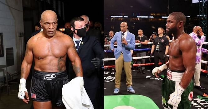 Watch: When Mike Tyson took a swing at Floyd Mayweather on stage at a WBC Convention