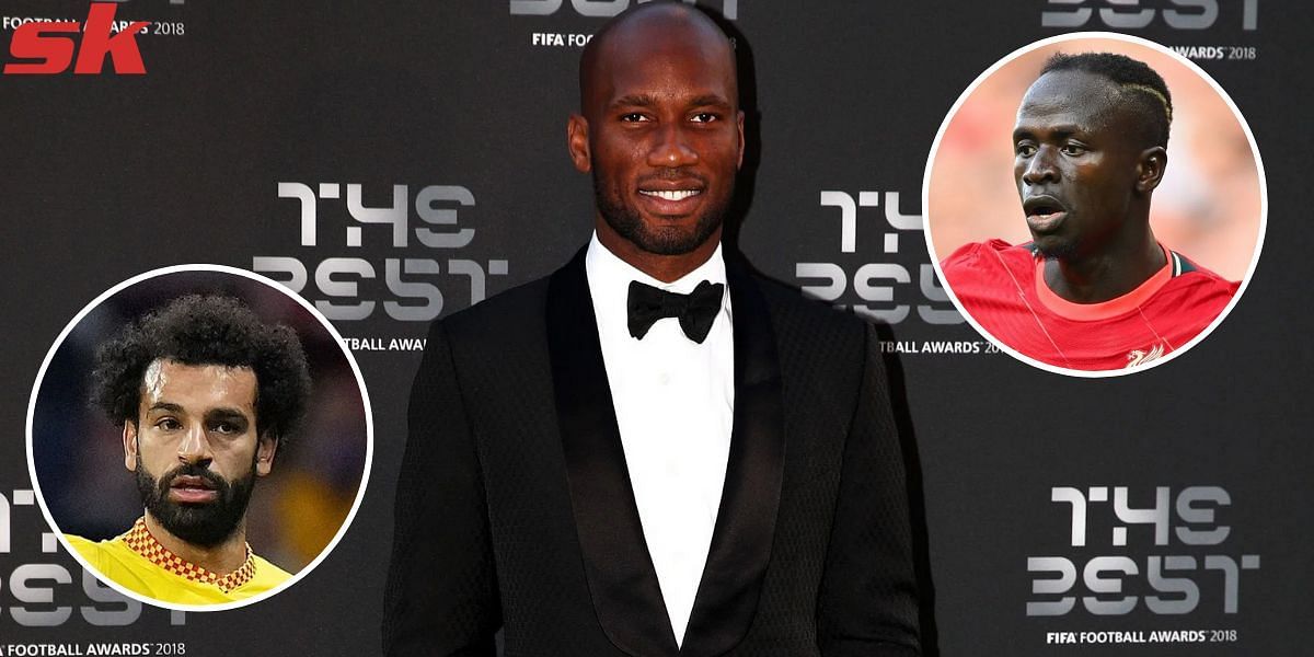 Former Chelsea forward Didier Drogba has lavished praise on Liverpool duo Sadio Mane and Mohamed Salah.
