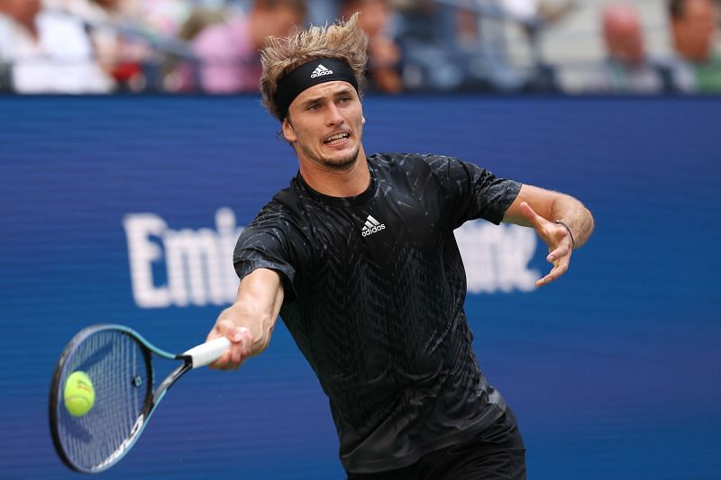 Alexander Zverev at the 2021 US Open.