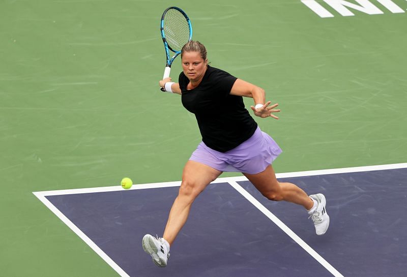 Clijsters at the BNP Paribas Open.