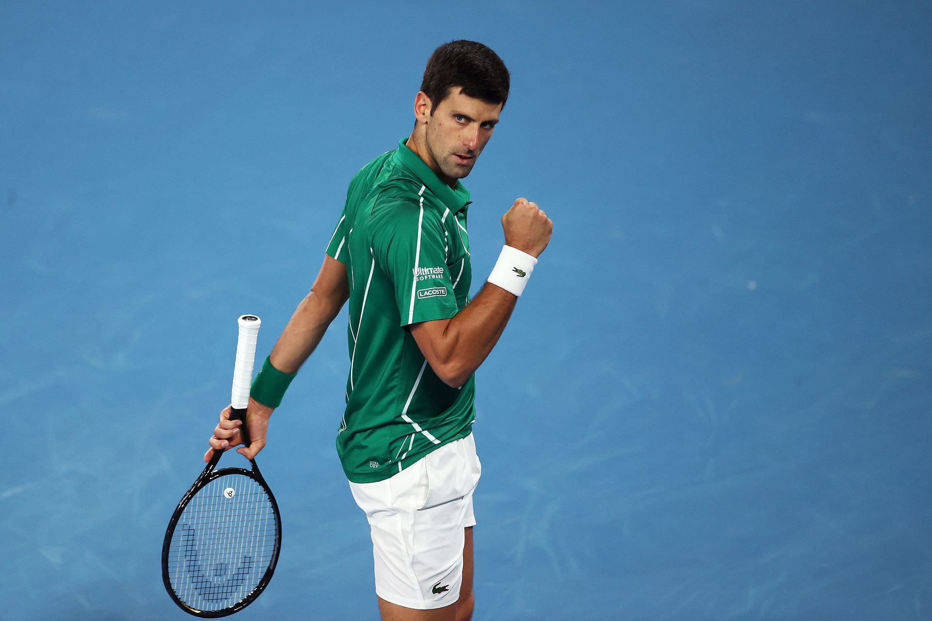 Novak Djokovic at the 2020 Australian Open