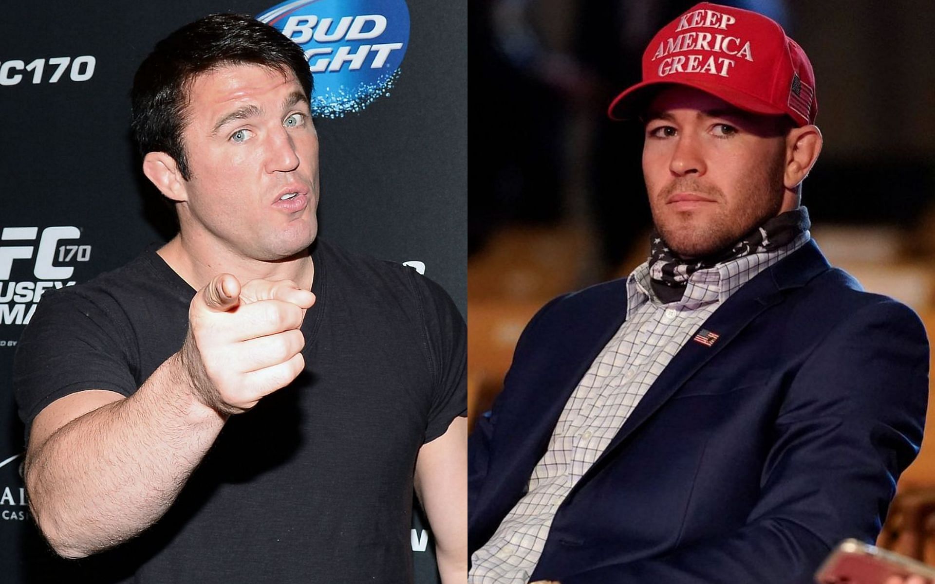 Chael Sonnen (left) and Colby Covington (right) [Photo via @colbycovmma on Instagram]