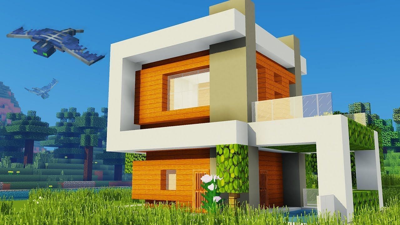 Futuristic Minecraft houses are among the most popular genre of house style (Image via A1MOSTADDICTED MINECRAFT, YouTube)