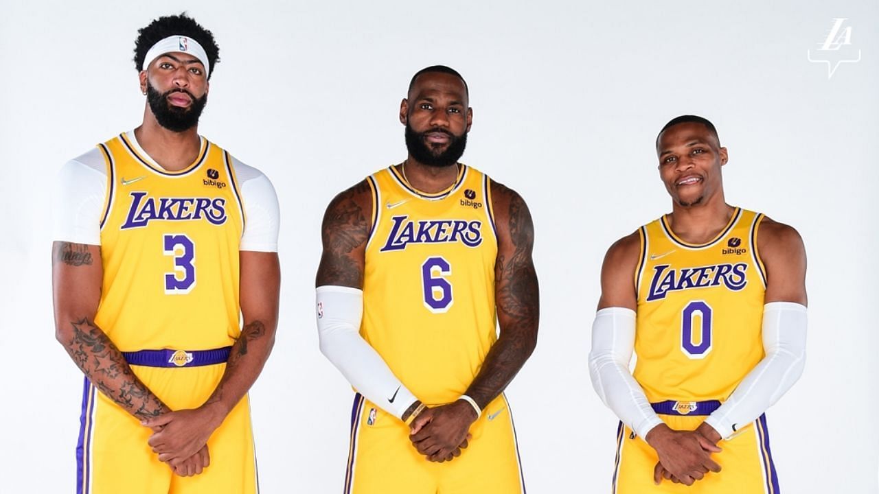 The LA Lakers&#039; new Big Three, nicknamed 3-6-0. [Source: The Sportsrush]