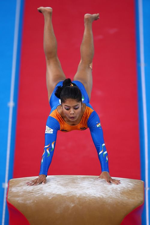 20th Commonwealth Games - Day 5: Artistic Gymnastics - Nayak in action