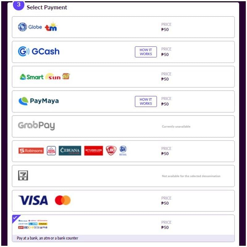 Codashop Payment Option (Image via Codashop)
