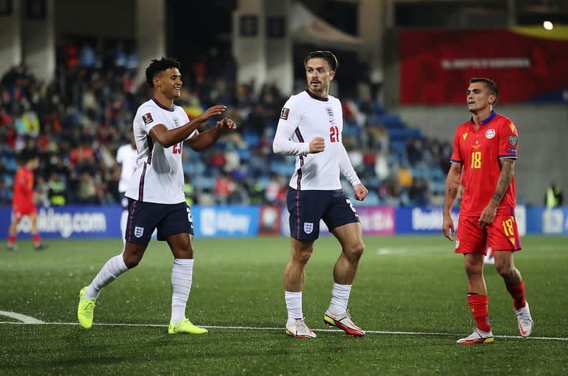 Jack Grealish came off the bench to score for England.