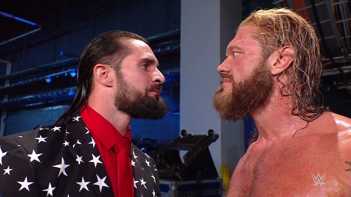 Edge takes on Seth Rollins at Crown Jewel