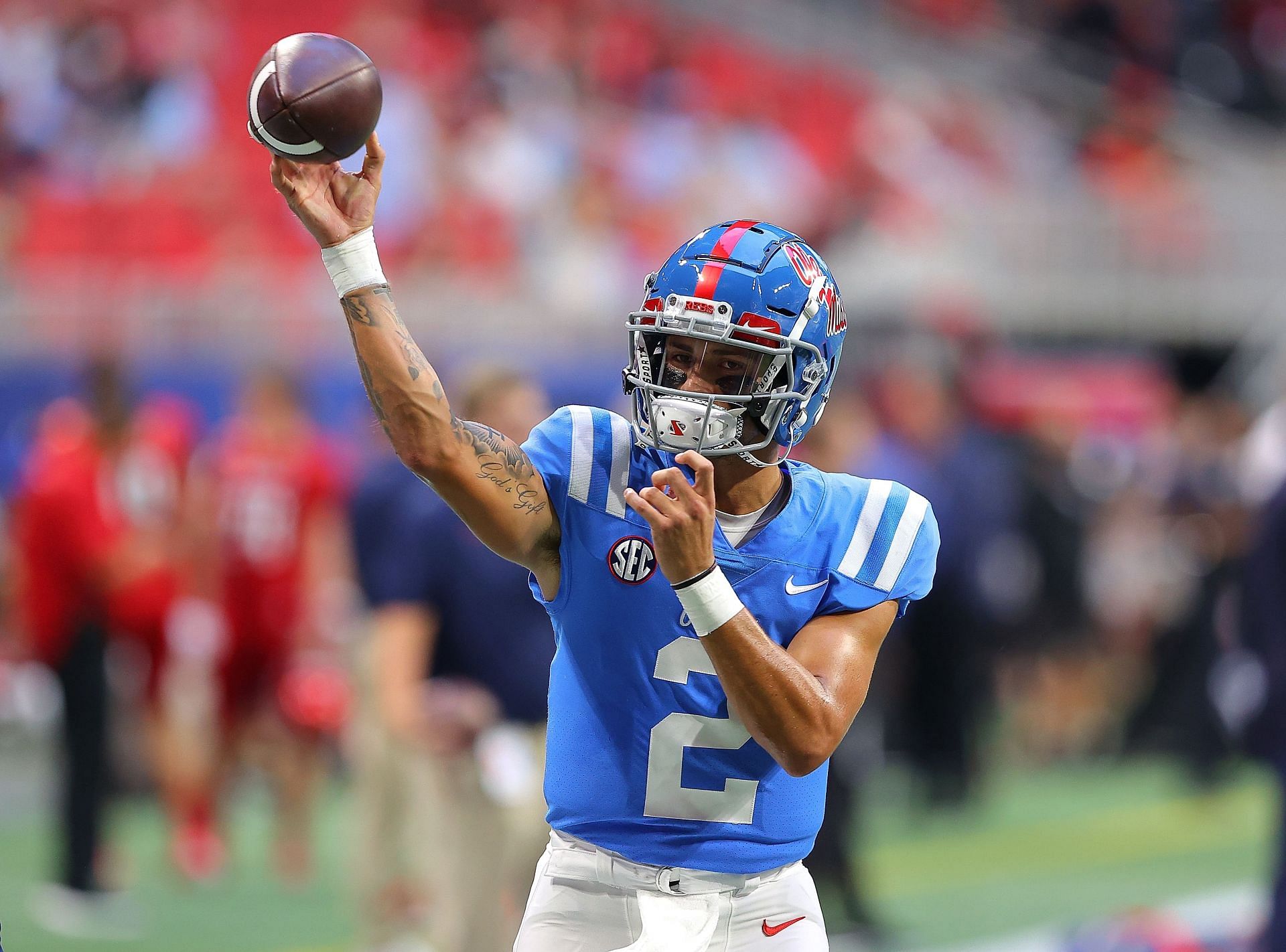 Ole Miss quarterback Matt Corral