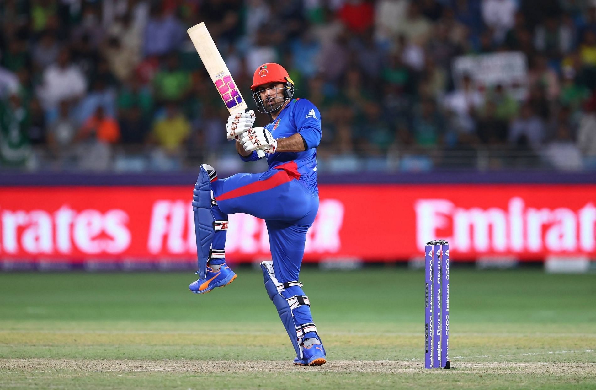 Afghanistan lost half their side for 64 against Pakistan. Pic: Getty Images