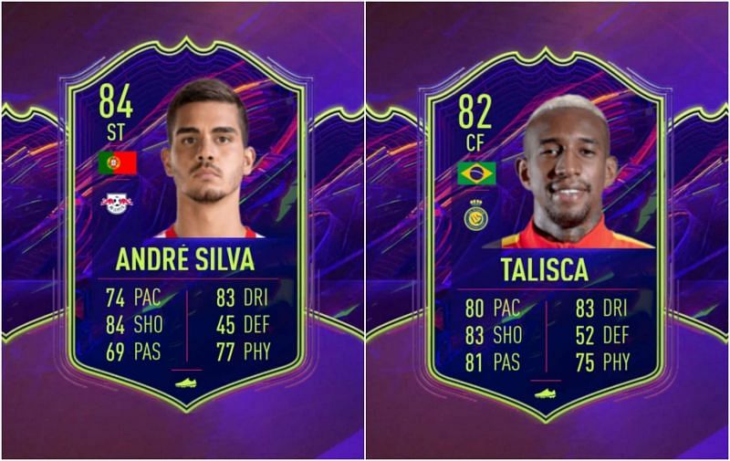 Andre Silva and Anderson Talisca&#039;s OTW cards (Image via EA Sports)