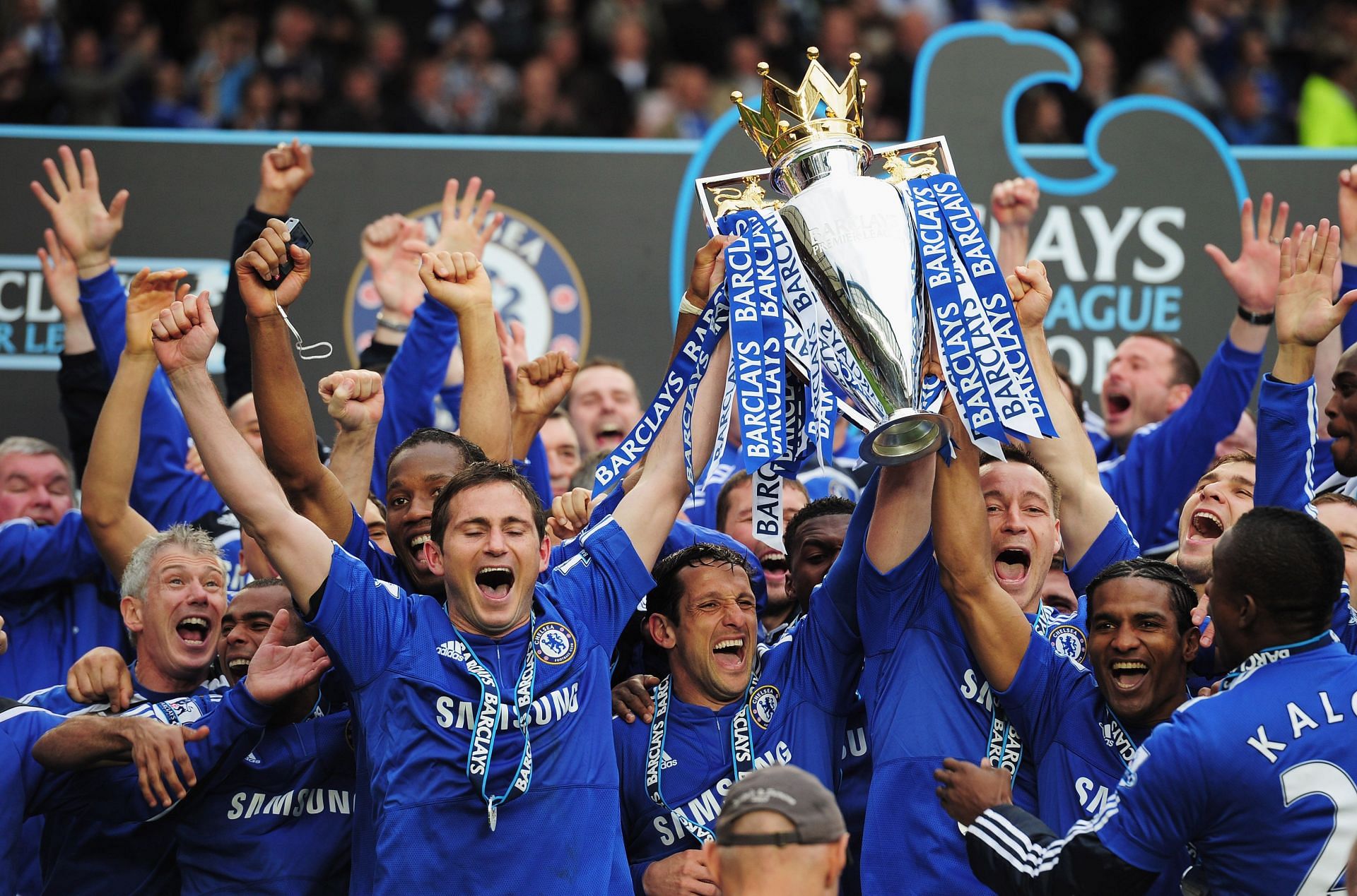 Chelsea sealed the Premier League trophy in resounding fashion.