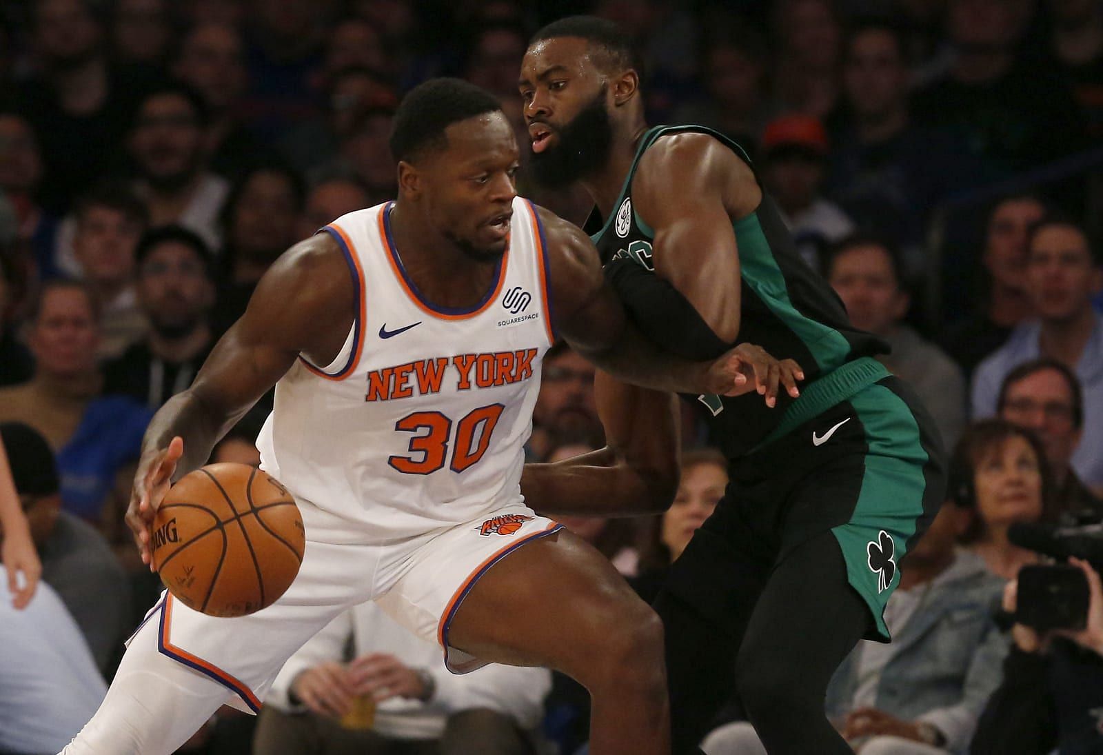 The New York Knicks and the Boston Celtics will renew their traditional rivalry in their season opener at MSG on Tuesday. [Photo: Hardwood Houdini]