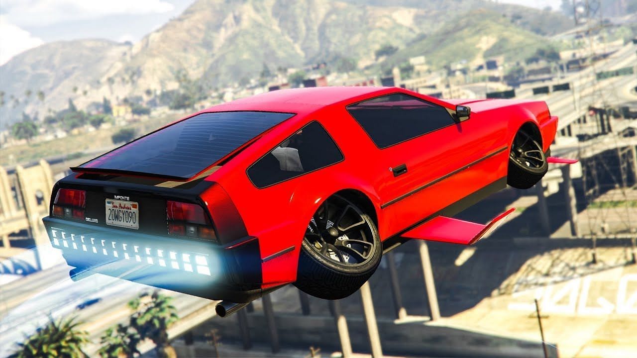 The Deluxo in GTA Online (Image via YouTube.com @ Hazardous)