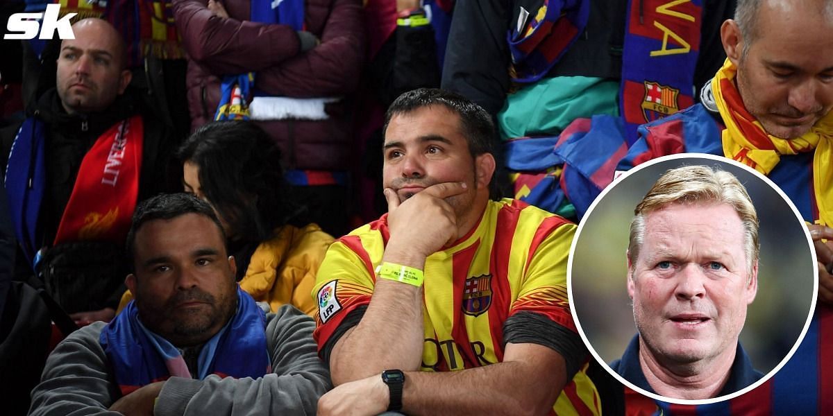 Barcelona manager Ronald Koeman has hit out at the fans who atttacked his car after El Clascio