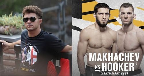 Al Iaquinta (L) and Islam Makhachev and Dan Hooker (R) via Instagram @aliaquinta and @danhangman