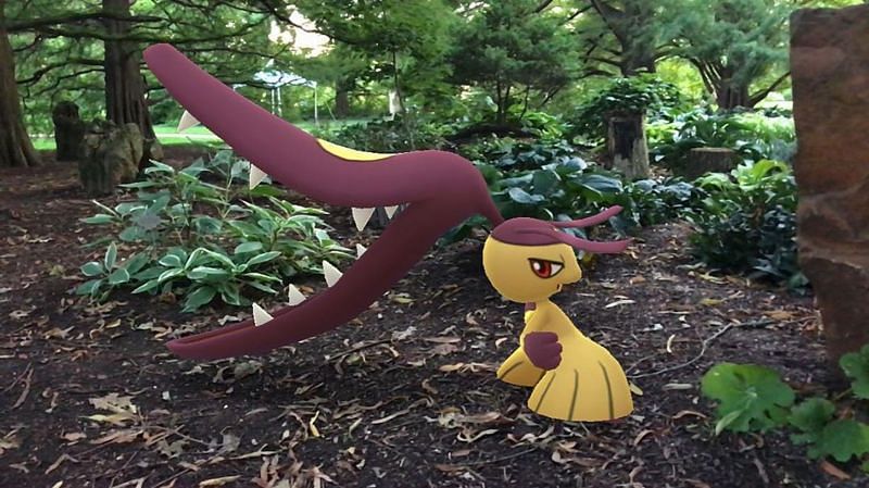A shiny Mawile as it appears in Pokemon GO (Image via Niantic)