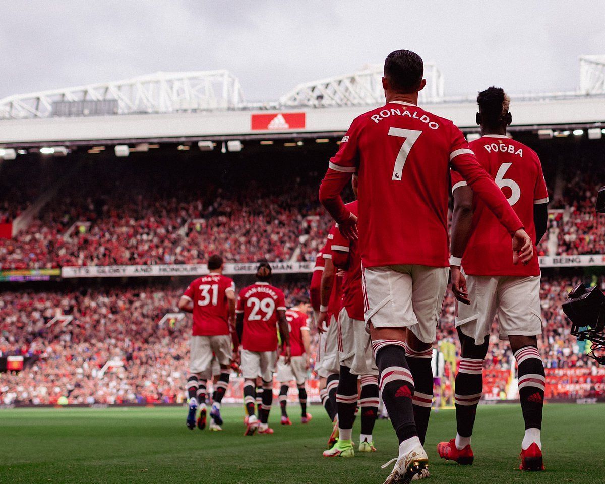 Cristiano Ronaldo returned to Old Trafford this season (Image via ManUtd/Twitter)