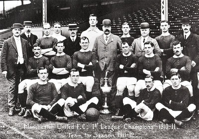 Manchester United F. C. 1st League Champions 1910 - 1911
