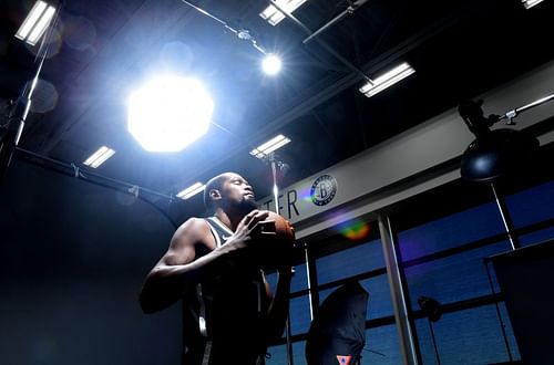 Brooklyn Nets superstar Kevin Durant at media day