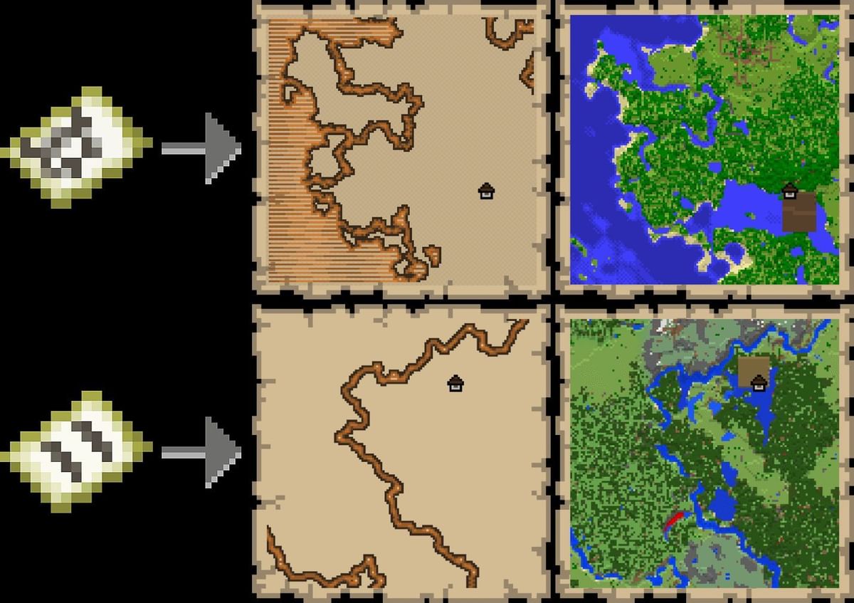 How to use Explorer maps in Minecraft
