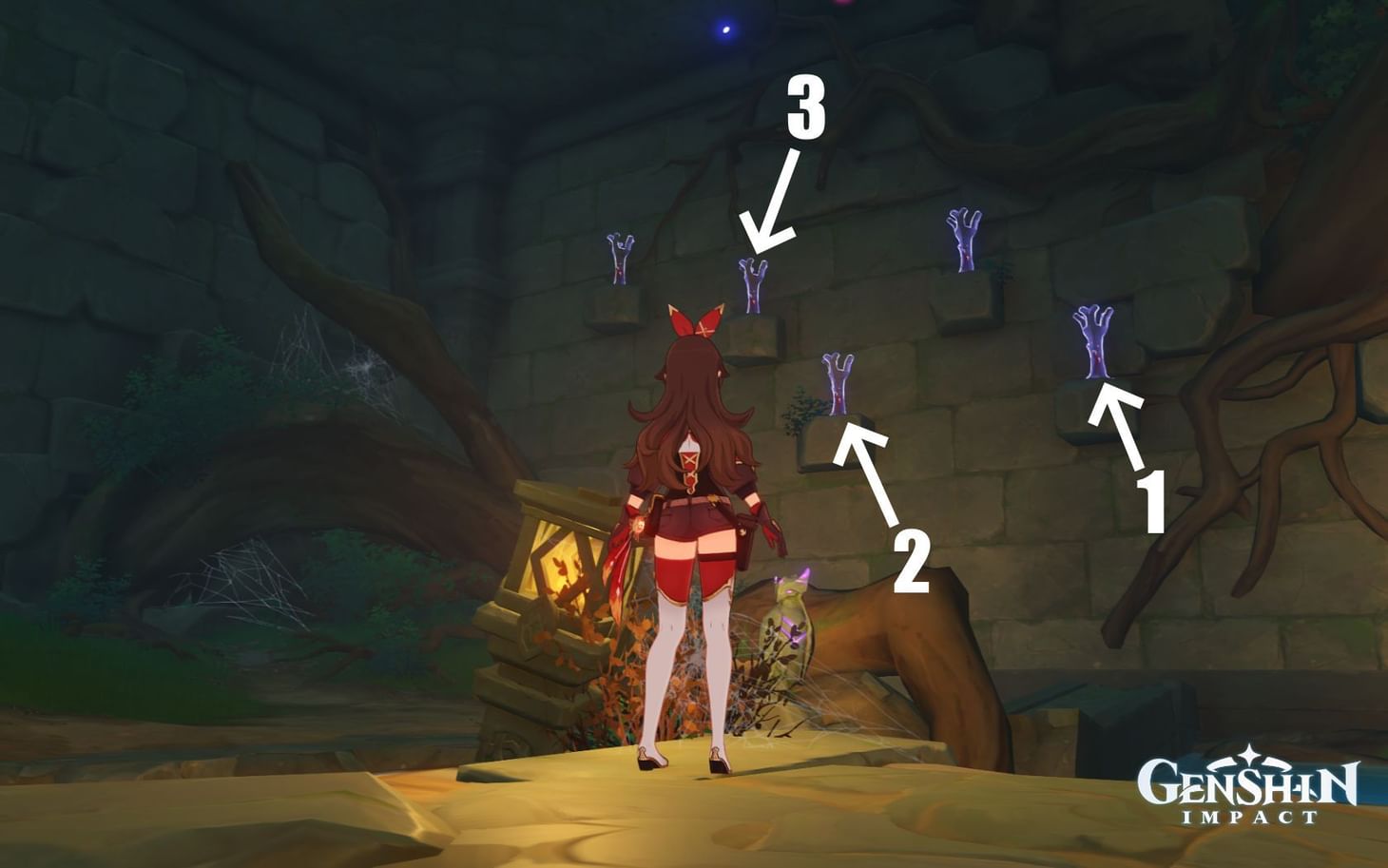 Genshin Impact Shirikoro Peak torch puzzle guide How to solve the