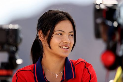 Emma Raducanu at the BNP Paribas Open