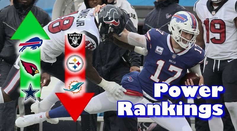 NFL Power Rankings entering Week 5